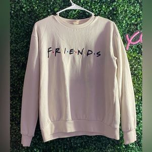 size small, off-white, crewneck pull over